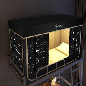 우주비행사 2층침대 사각 난방텐트 수면 1인용 모기장 강력한 침대 커튼 기숙사