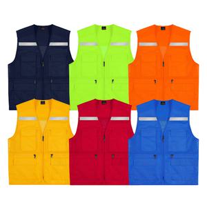 랜더스 T/C 반사 망사 조끼 LD27 근무복 단체 회사 행사 마트 학교 도우미