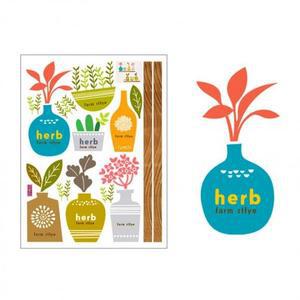 인테리어벽지 그래픽스티커 허브향기 GDT-934 c26 (3fr4F)