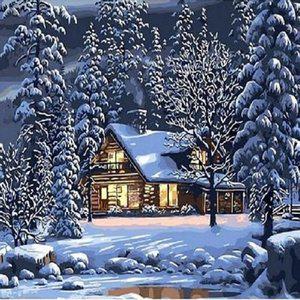 겨울 풍경 DIY 겨울 풍경그리기 명화 (WFGWS6W)