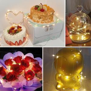 유아 발표회용 엄마표 응원피켓 만들기 LED 미니전구 1m 4개 장식조명 벽트리