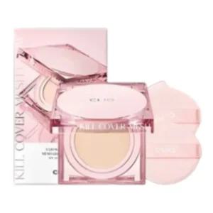 클리오 킬커버 메쉬 글로우 쿠션 15g + 리필 15g + 퍼프2매 3종 택1 란제리 리넨 진저