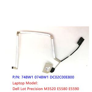 델 로트용 LCD 케이블 정밀 M3520 E5580 E5590 748W1 0748W1 DC02C00E800