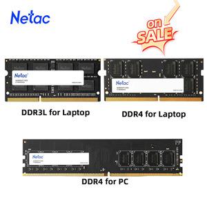 Netac DDR4 DDR3L 4GB 8GB 데스크탑 메모리 Ram 1.35V PC4 1600Mhz 2666Mhz 노트북 PC용 비 ECC DIMM