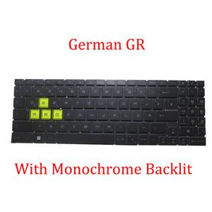 MSI 크리에이터용 백라이트 GR JP TW AR HG 키보드 한정판 M16 A11UC A11UD A11UX A12UD A12UE A12UEV A12U