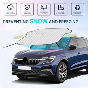 Renault Espace 2005  용 차양 커버 자동차 앞 유리 눈 태양 그늘 자기