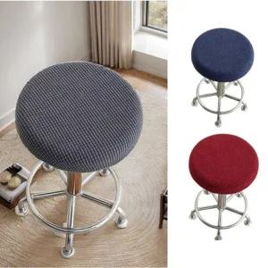 원형 고탄력 의자 커버 2P 둥근 덮개 방진 오염 방지