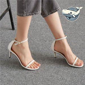 여성 여름 스트랩 샌들힐 오픈토 데일리 구두 (WFH2SFF)