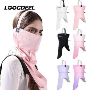 LOOGDEEL 남성용 겨울 따뜻한 스키 반다나 방풍 귀 걸이 얼굴 마스크 오토바이 헬멧 야외 달리기 사이클링