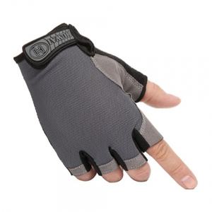 남성 액티브 반장갑(그레이) 스포츠 헬스장갑 메쉬