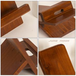 우드 태블릿 거치대 태블릿받침대 인스타감성 지지대 나무 감성 무드등 충전기선