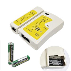 와이텍 YTEK-T1 분리형 랜테스터기 AAA 건전지 포함 / UTP STP RJ45 RJ11 랜선 랜케이블 전화선 제작 검수