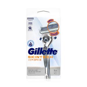 질레트 스킨텍 플렉스볼 면도기 피부보호 저자극 면도 이중 윤활밴드 2중날