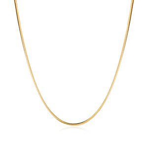 [비앤비골드] 14K 글로시 1.4mm 스네이크 뱀줄 체인 목걸이 IRN40649