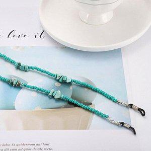 [셀러허브 패션][JH26RQ00_52CC]터키석 코발트 비즈 안경줄 목걸이겸용 6mm