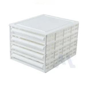 통풍 의류 정리선반 4단 옷수납장 서랍식수납함 책상정리함