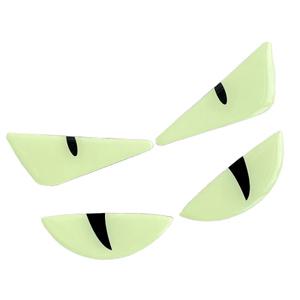 오토바이 야광 형광 눈 스티커 튜닝스티커 자동차 스쿠터 포인트 데칼 탑박스