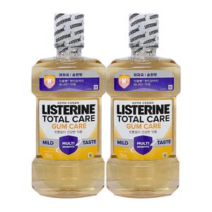 리스테린 토탈케어 검케어 마일드 750ml 2개 / 가글 구강청결제
