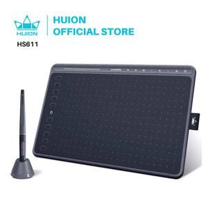 HUION 드로잉 그래픽 태블릿 디지털 페인팅 8192 레벨 펜 스타일러스 USB C타입 포트 PC 안드로이드 폰 맥용 HS611