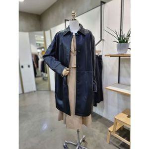 [갤러리아] ABFZ 셔츠카라 버튼 레더 롱자켓(ABZ5FFL1)