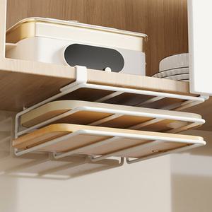 쉼공작소 2단 도마걸이 주방선반 냄비뚜껑 도마거치대 홀더 주방정리 수납 도마정리대