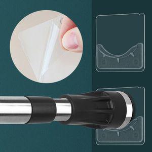 압축봉고정스티커2P 커튼봉 홀더 커튼고리 무타공설치