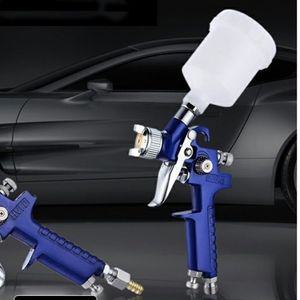 [모두모아]0.8 에어 도장 스프레이건 KN041 0.8에어후끼 분체도장 미니중력식후끼 페인트칠