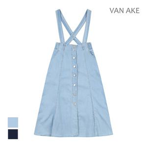 [반에이크] 멜빵데님치마_VB34DOU202Z