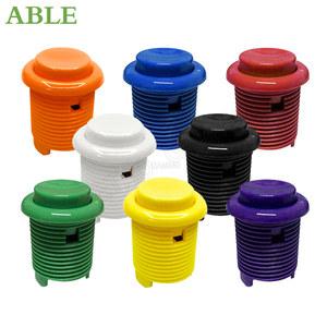 오목한 아케이드 푸시 버튼 멀티 컬러 리셋 순간 DIY 파이팅 스틱 PC 게임 부품 1