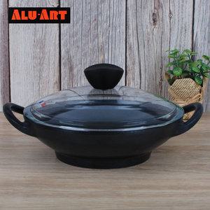 알루아트 WG웍-20cm 멀티웍 미니냄비 궁중전골 만능요리팬 통주물냄비 유리뚜껑 찌개