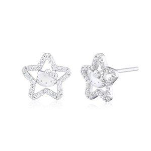 [헬로키티]산리오 헬로키티주얼리 위시풀문컬렉션 별 귀걸이 HLSE325-W