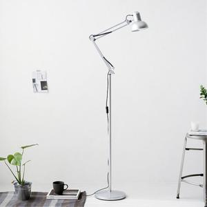 캐주얼 감성조명 관절장스탠드 실버 침대등 긴스탠드