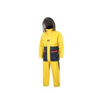 AJ-SAA 방수복 올망사 우의 황색 세트 (M-3XL)/우비/비옷/등산/배달/레저용/작업용/다용도/캠핑/낚시/장마