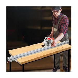 목공 원형톱 가이드 레일 톱 절단기 작업대 다이 커팅 테이블 고정 보조 프레임 조기대