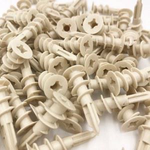 석고 앵커 벽체 드릴링 리브드 100 셀프 나일론 8x40mm 보드 건식 플라스틱