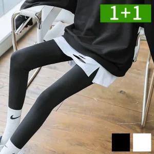 [1개+1개] 레이어드스커트 이너스커트 면 미니 페이크치마