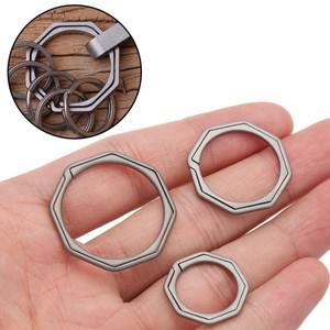 티타늄 키링 초경량 키체인 행잉 버클 홀더 야외 퀵드로우 도구 1PC