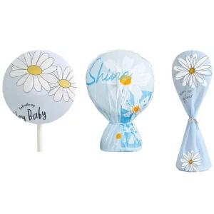 꽃무늬 스탠드 선풍기 커버 헤드 보호 보관 가리개