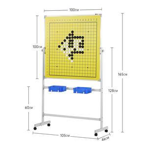 자석 바둑 칠판 스탠드형 스탠드 바둑칠판 바퀴 해설판 강습