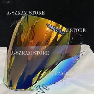 오토바이햇빛가리개 바이저 오토바이 하프 헬멧 피팅 Arai RAM4 투명 블랙 레인보우 색상 선택