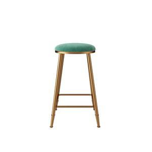 북유럽스타일 골드메탈 거실 A0016 원목 식탁의자 럭셔리 높은 벨벳 2세대 탁자