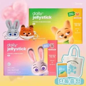 [인형키링+에코백] 주토피아 젤리스틱 디즈니 구미 선물세트 (멀티비타민/콜라겐/애사비 외) 선택