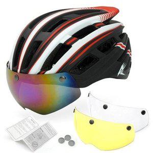 [JHL12QR7_53D1]고글 헬멧 안전모 후미등 3블랙화이트레드