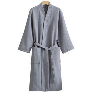 고품질 운누 순면 목욕 가운 봄 여름 호텔가운 잠옷 샤워 부드러운 사랑스러운 피부관리실가운 (WFHZWXQ)