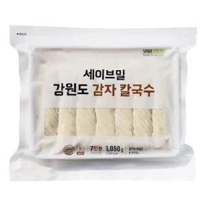 [강원도미식] 감자칼국수 사리 1.05kg  지퍼백위생포장)