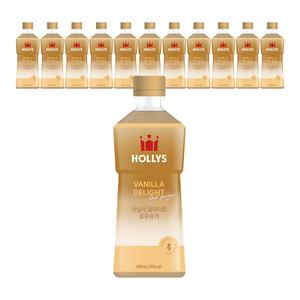 할리스 바닐라딜라이트 로우슈거 450ml, 6입, 2개 (총 12개)