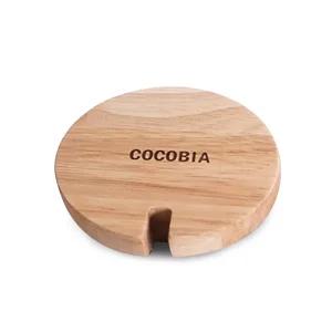 고원 계수나무 머그 500ml 우드 컵뚜껑 타공형 리드