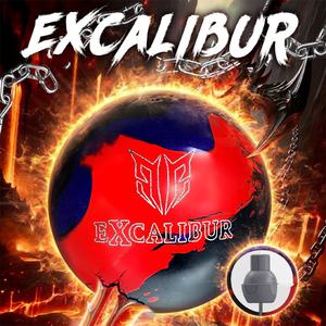 해피볼 엘리트 엑스칼리버 볼링공 소프트볼 훅볼 + 시소백