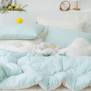 러블리데이지 차렵이불 민트 국산 사계절 향균 침구