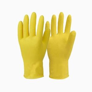 [아우트]하얀손 미니 고무장갑 노란색 10개